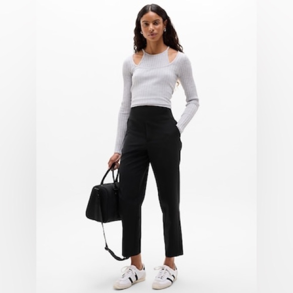 Athleta Black Endless High Rise Pant Sz 0 - Picture 1 of 7